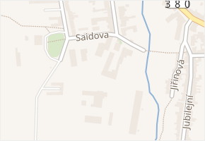 Saidova v obci Brno - mapa ulice