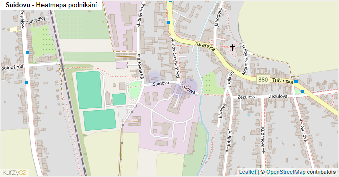 Saidova - mapa podnikání