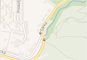 Šárka v obci Brno - mapa ulice