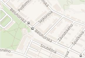 Sejkorova v obci Brno - mapa ulice