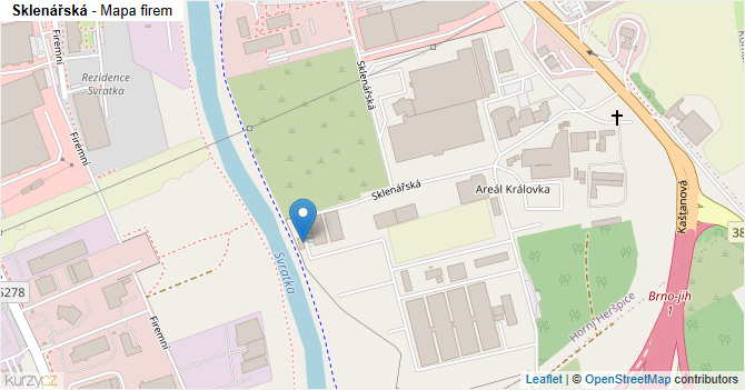 Sklenářská - mapa firem