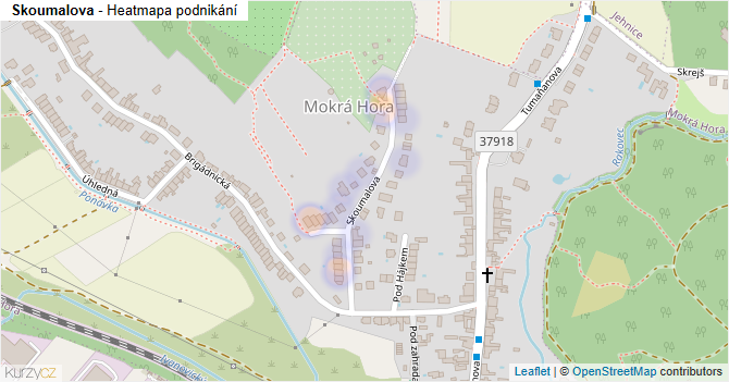 Skoumalova - mapa podnikání