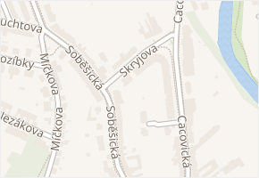 Skryjova v obci Brno - mapa ulice