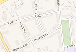 Slunná v obci Brno - mapa ulice