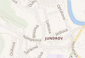 Smrčková v obci Brno - mapa ulice