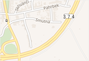 Smutná v obci Brno - mapa ulice