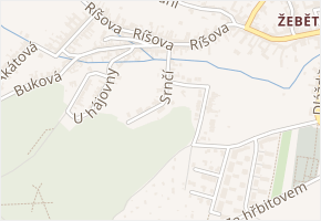 Srnčí v obci Brno - mapa ulice