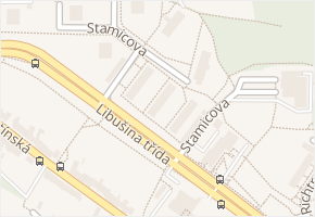 Stamicova v obci Brno - mapa ulice