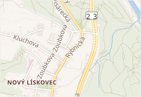 Šťastného v obci Brno - mapa ulice