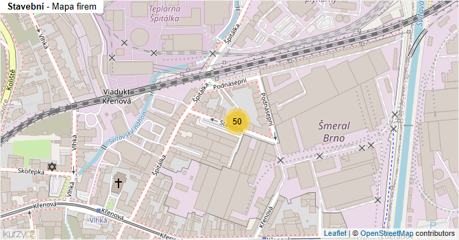 Stavební - mapa firem