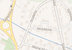 Studená v obci Brno - mapa ulice