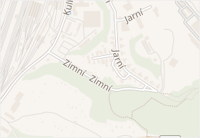 Švestková v obci Brno - mapa ulice