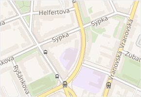Sýpka v obci Brno - mapa ulice