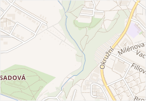 U Antoníčka v obci Brno - mapa ulice