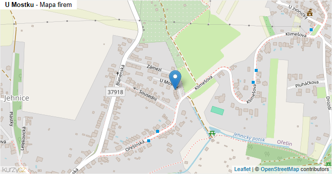 U Mostku - mapa firem