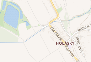 U potoka v obci Brno - mapa ulice