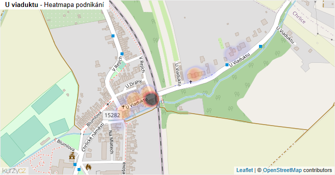 U viaduktu - mapa podnikání