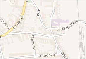 U zbrojnice v obci Brno - mapa ulice