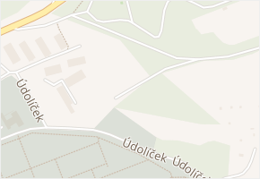 Údolíček v obci Brno - mapa ulice