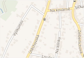 Útěchovská v obci Brno - mapa ulice