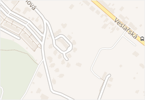 V luzích v obci Brno - mapa ulice