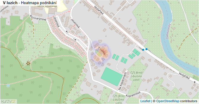 V luzích - mapa podnikání