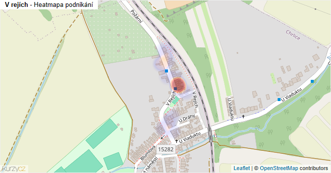 V rejích - mapa podnikání