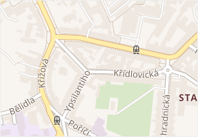 Václavská v obci Brno - mapa ulice