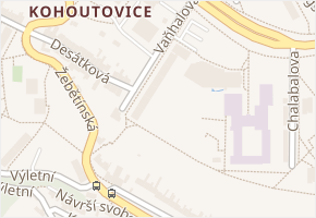 Vaňhalova v obci Brno - mapa ulice