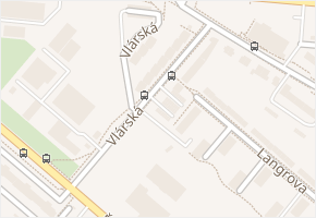 Vlárská v obci Brno - mapa ulice