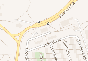 Vlkova v obci Brno - mapa ulice