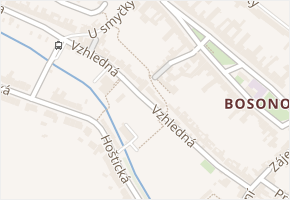 Vrchní v obci Brno - mapa ulice
