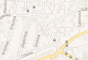 Vychodilova v obci Brno - mapa ulice
