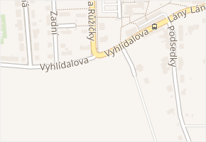 Vyhlídalova v obci Brno - mapa ulice