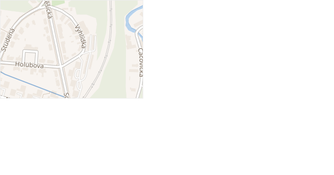 Vyhlídka v obci Brno - mapa ulice