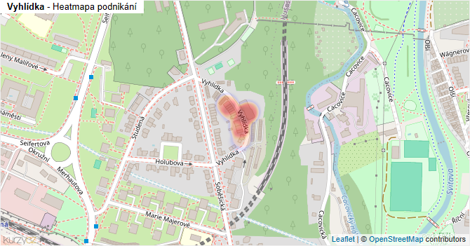 Vyhlídka - mapa podnikání