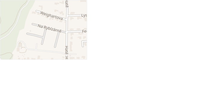 Weighartova v obci Brno - mapa ulice