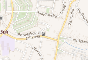 Za klášterem v obci Brno - mapa ulice