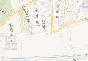 Zadní v obci Brno - mapa ulice