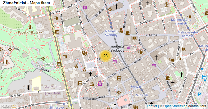 Zámečnická - mapa firem