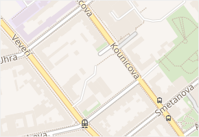 Závodní v obci Brno - mapa ulice