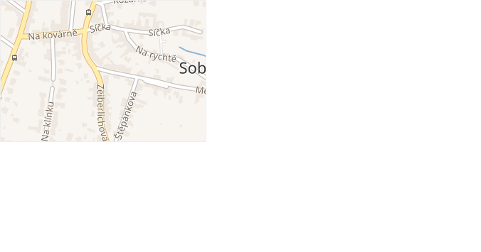 Zeiberlichova v obci Brno - mapa ulice