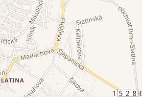 Zelinkova v obci Brno - mapa ulice