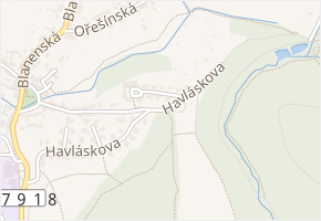 Živanského v obci Brno - mapa ulice