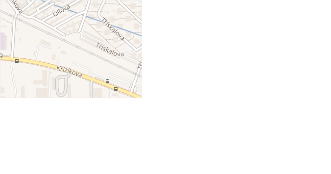 Zvonková v obci Brno - mapa ulice