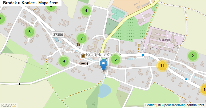 Brodek u Konice - mapa firem