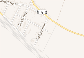 Svépomoc v obci Brodek u Přerova - mapa ulice