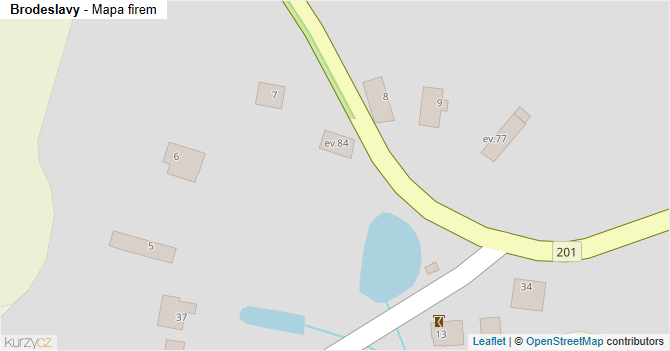 Brodeslavy - mapa firem