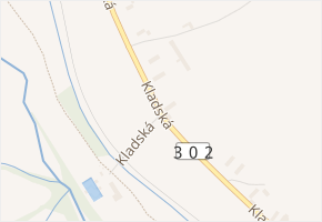 Kladská v obci Broumov - mapa ulice