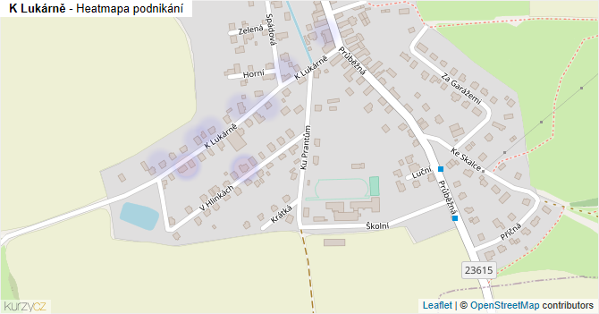 K Lukárně - mapa podnikání